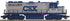 MTH 20-22080-1 - GP-35 Low Hood Diesel Engine "CSX" #4355 w/ PS3
