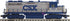 MTH 20-22081-1 - GP-35 Low Hood Diesel Engine "CSX" #4420 w/ PS3