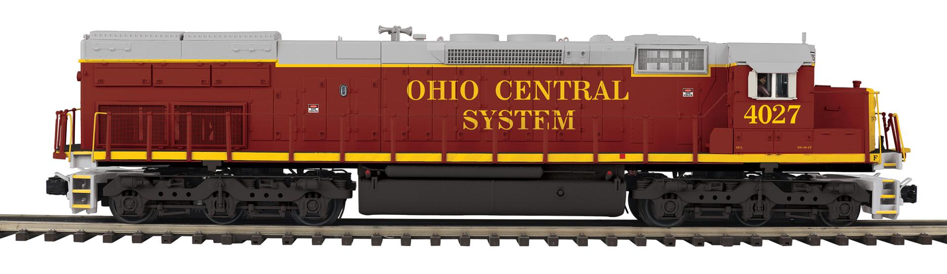 MTH 20-22118-1 - SD40T-2 Tunnel Motor Diesel Engine "Ohio Central" #4027 w/ PS3