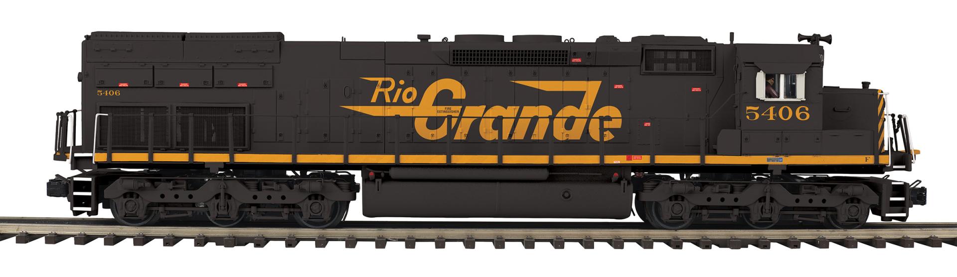 MTH 20-22129-1 - SD40T-2 Tunnel Motor Diesel Engine "Denver & Rio Gran