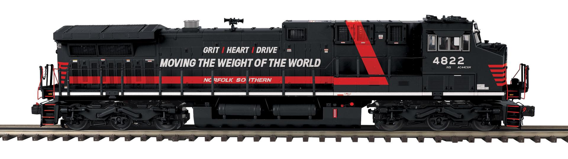 MTH 20-22130-1 - Premier - AC44C6M Diesel Engine "Norfolk Southern" #4822 w/ PS3