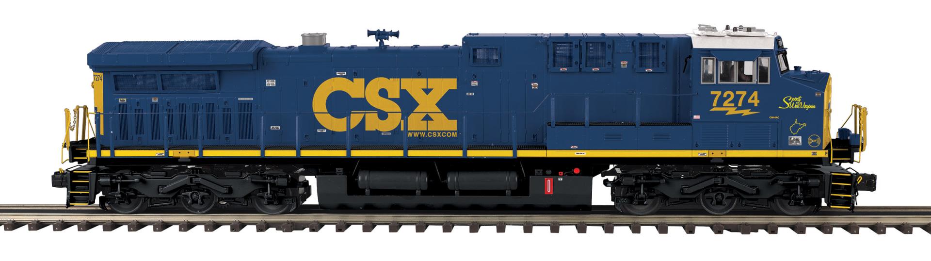 MTH 20-22140-1 - Premier - AC44C6M Diesel Engine "CSX" #7274 w/ PS3
