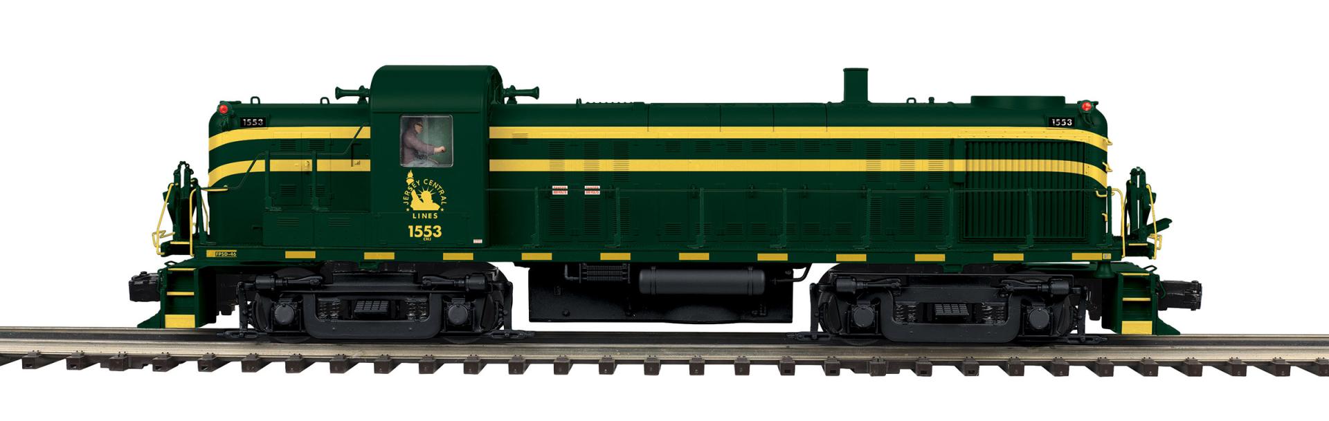 MTH 22-22158-2 - Premier - RS-3 Diesel Locomotive "Jersey Central" #1553 w/ PS3 (Phase 1b) 2-Rail