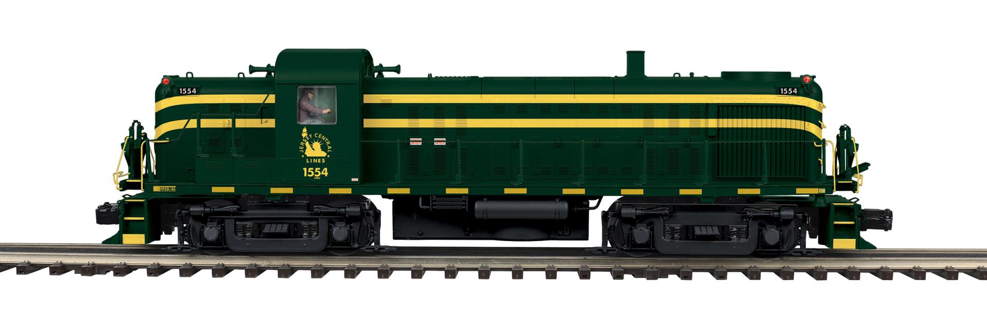 MTH 22-22159-2 - Premier - RS-3 Diesel Locomotive "Jersey Central" #1554 w/ PS3 (Phase 1b) 2-Rail