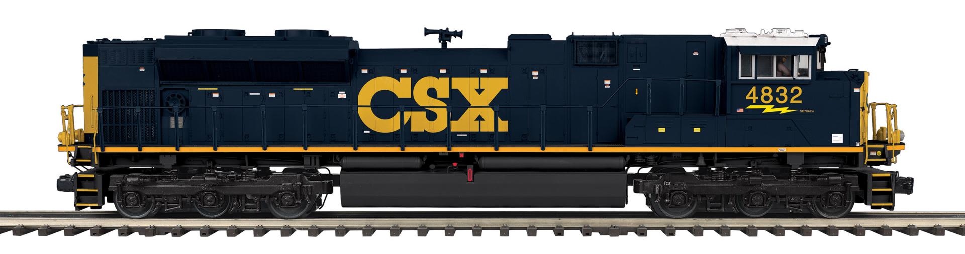 MTH 20-22180-1 - Premier - SD70ACe Diesel Locomotive "CSX" #4832 w/ PS3