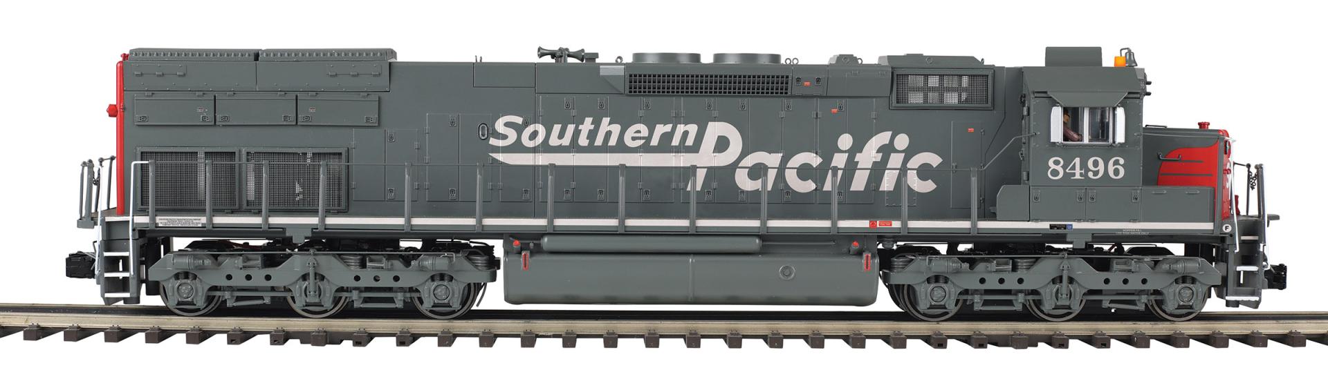 MTH 20-22185-1 - Premier - SD40T-2 Tunnel Motor Diesel Engine "Southern Pacific" #8496 w/ PS3 (Swosh) - Custom Run for MrMuffin'sTrains