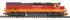 MTH 20-22186-1 - Premier - SD40T-2 Tunnel Motor Diesel Engine "Southern Pacific" #7342 w/ PS3 (Orange) - Custom Run for MrMuffin'sTrains