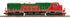 MTH 20-22188-1 - AC4400cw Diesel Engine "Christmas" #1225 w/ PS3 w/ LEDs (Hi-Rail Wheels)