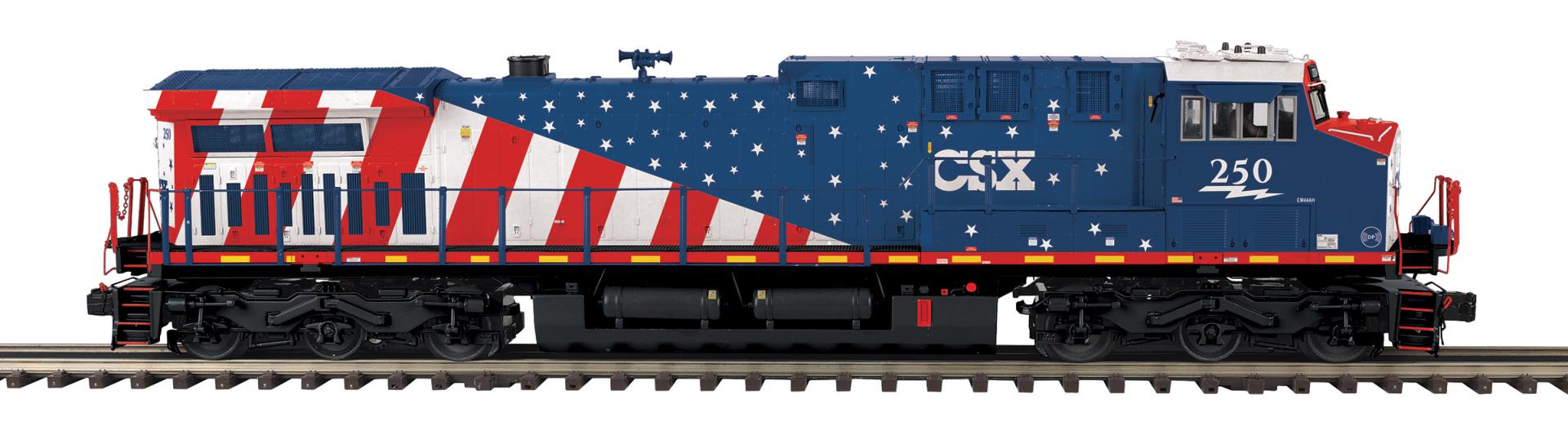 MTH 20-22205-1 - Premier - AC44C6M Diesel Engine "CSX" #250 w/ PS3