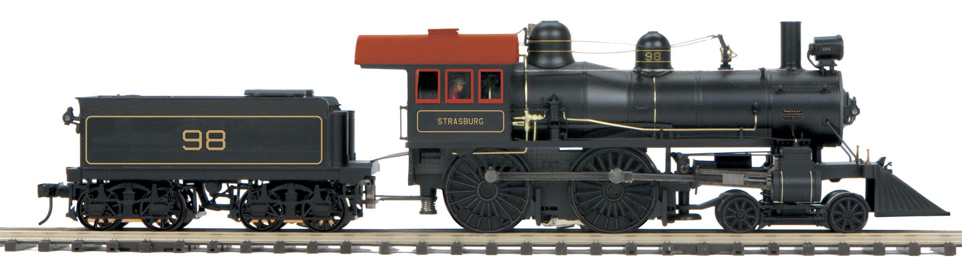 MTH 20-30101-1 - 4-4-0 American Steam Engine "Strasburg" #98 w/ PS3