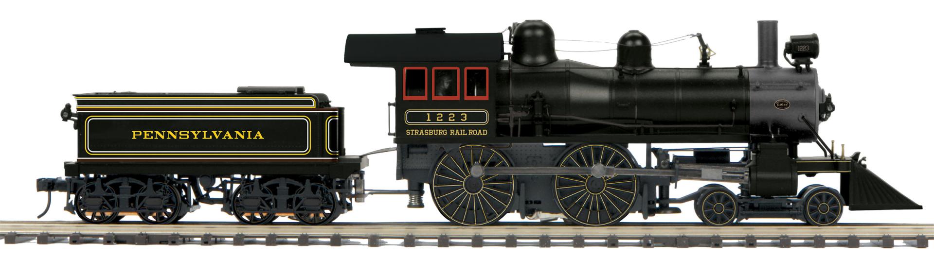 MTH 20-30102-1 - 4-4-0 American Steam Engine "Strasburg" #1223 w/ PS3