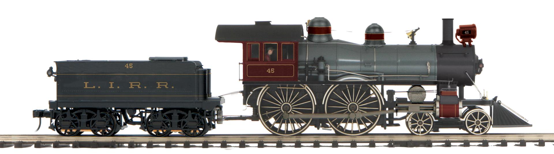 MTH 20-30103-1 - 4-4-0 American Steam Engine "Long Island" #45 w/ PS3
