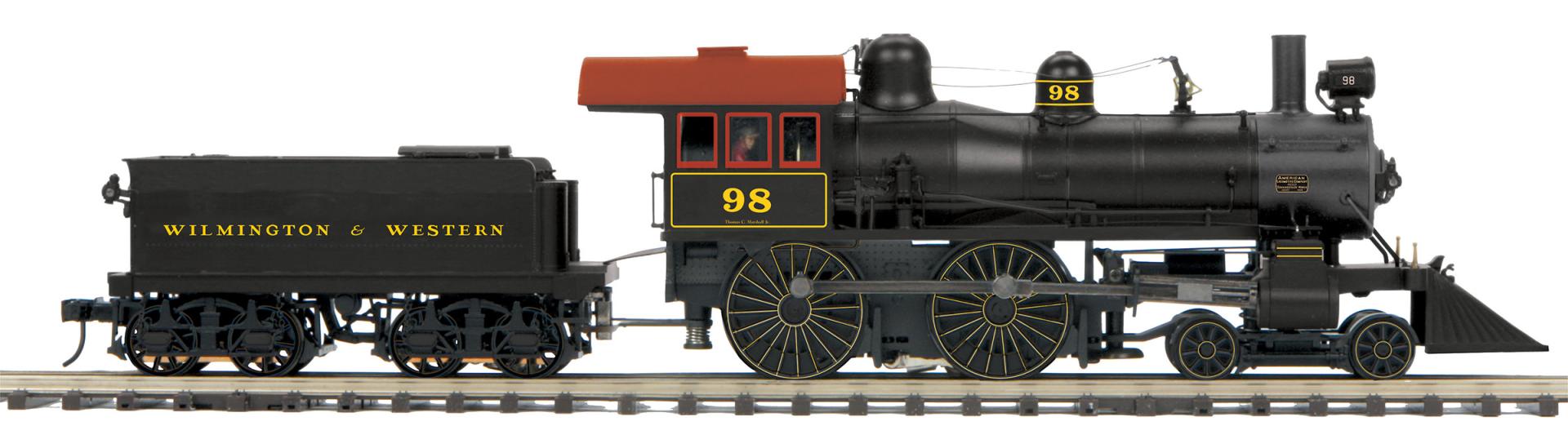 MTH 20-30104-1 - 4-4-0 American Steam Engine "Wilmington & Western" #98 w/ PS3
