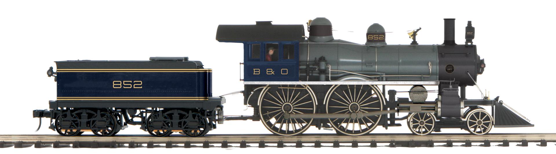 MTH 20-30106-1 - 4-4-0 American Steam Engine "Baltimore & Ohio" #852 w/ PS3