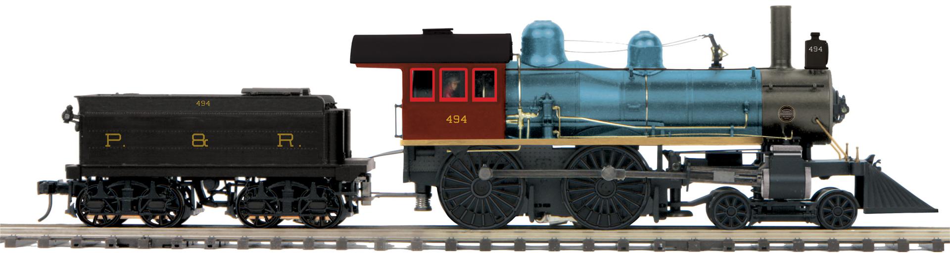 MTH 20-30111-1 - 4-4-0 American Steam Engine "Philadelphia & Reading" #494 w/ PS3