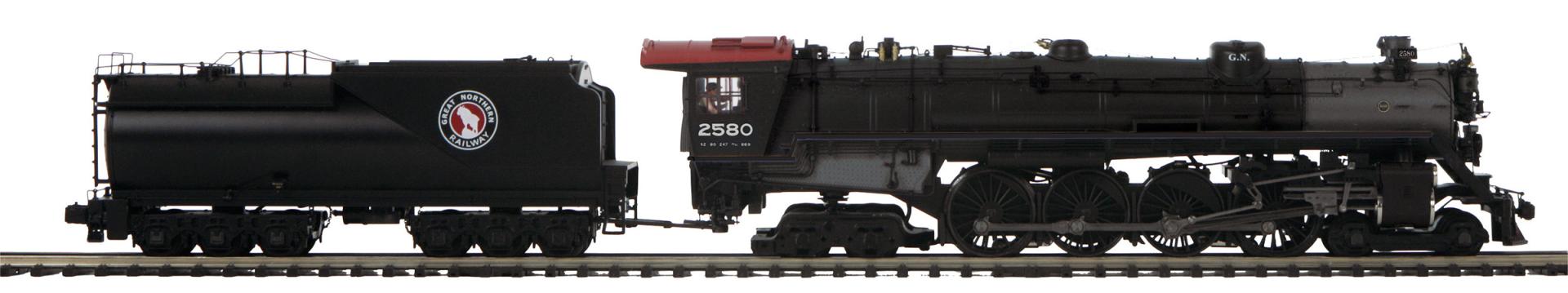 MTH 20-30125-1 - 4-8-4 Steam Locomotive "Great Northern" #2580 w/ PS3