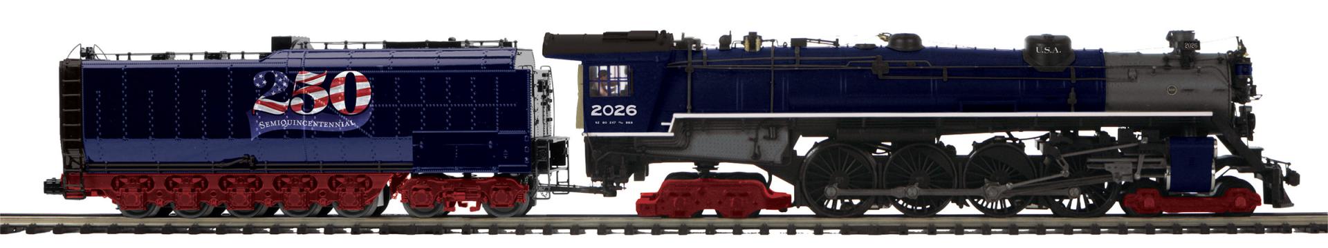 MTH 20-30129-1 - 4-8-4 Steam Locomotive "U.S. America’s 250th" #2026 w/ PS3