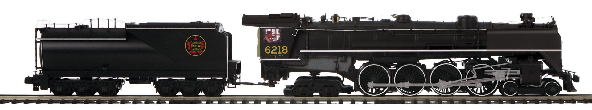 MTH 20-30133-1 - Premier - 4-8-4 Steam Locomotive "Canadian National" #6218 w/ PS3 - Custom Run for MrMuffin'sTrains