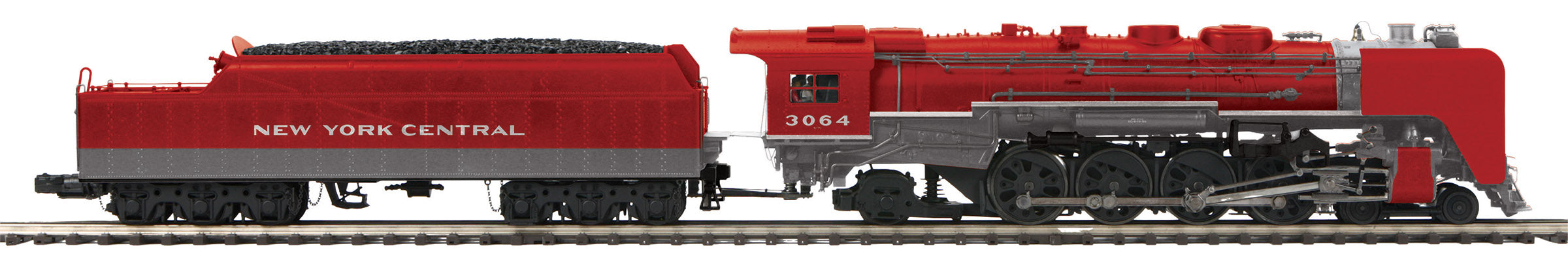 MTH 20-30152-1 - Premier - 4-8-2 L-3a Mohawk Steam Engine "New York Central" #3064 w/ PS3 (Pacemaker) - Custom Run for MrMuffin'sTrains