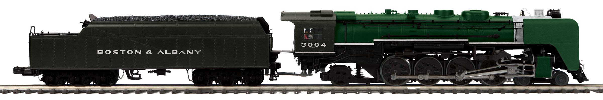 MTH 20-30156-1 - Premier - 4-8-2 L-3a Mohawk Steam Engine "Boston & Albany" #3004 w/ PS3 (Dreyfuss) - Custom Run for MrMuffin'sTrains