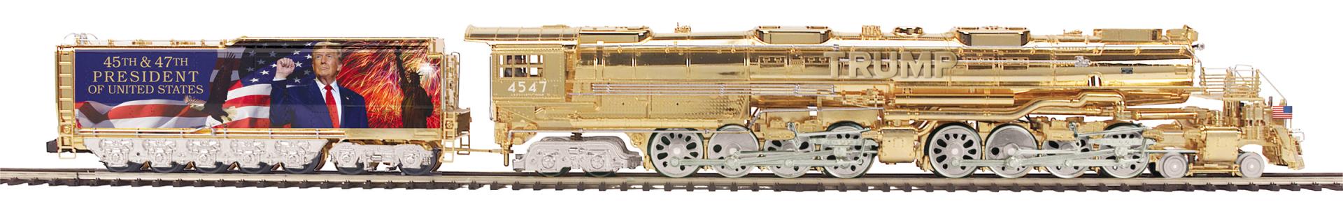 MTH 22-30159-2 - Premier - 4-8-8-4 Big Boy Steam Engine "Donald J. Trump" #4547 w/ PS3 (Oil Burner) 2-Rail