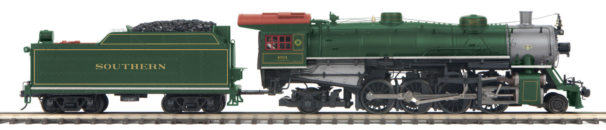 MTH 20-3655-1 Southern #4501 - 2-8-2 USRA Light Mikado Steam Engine-Second hand-M5185