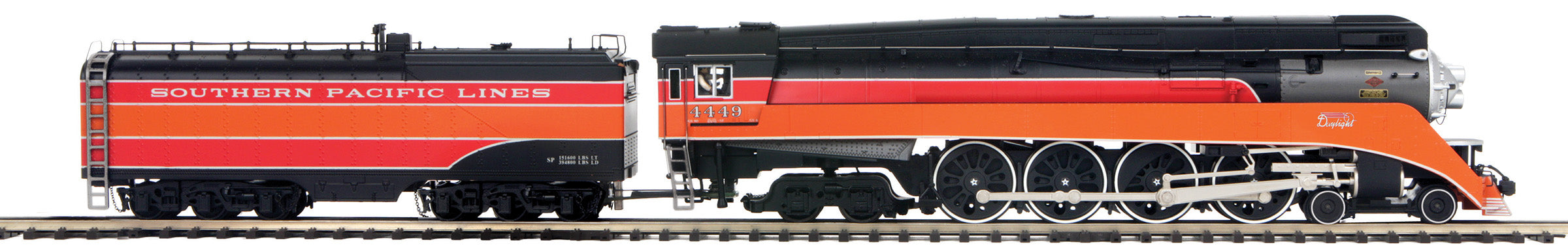 MTH 20-3914-1 - 4-8-4 GS-4 Steam Engine "Southern Pacific Lines" #4449 w/ PS3 (Daylight Small Lettering)