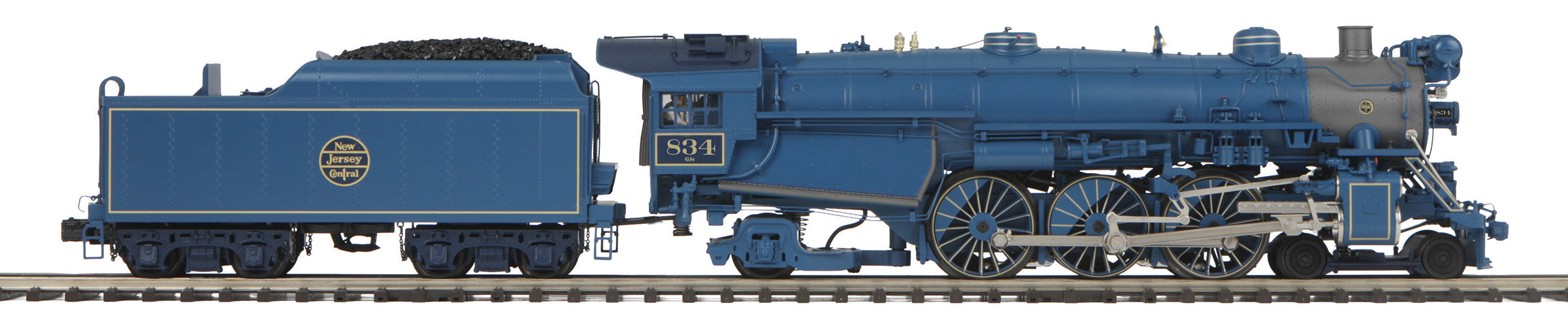 MTH 20-3922-1 - 4-6-2 P47 Baldwin Pacific Steam Engine "Jersey Central" #832 w/ PS3 (Blue Comet)