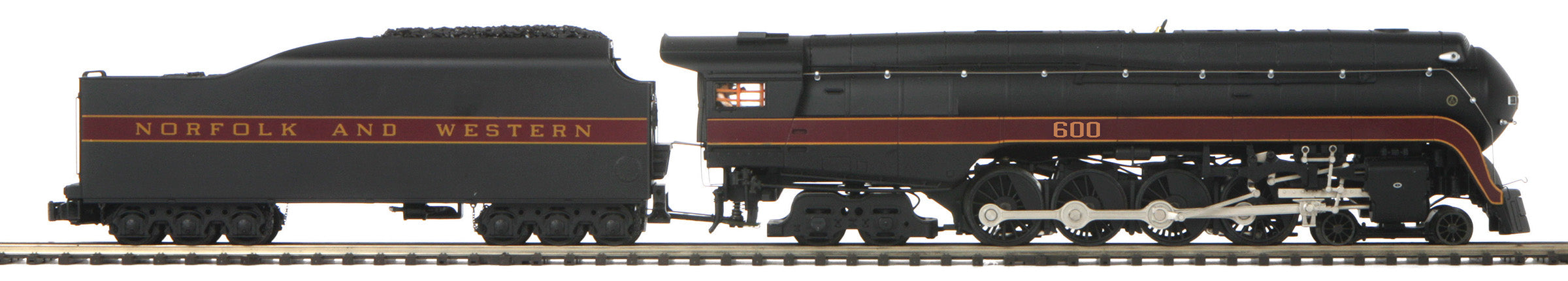 MTH 20-3949-1 - 4-8-4 J Steam Locomotive "Norfolk & Western" #600 w/ PS3