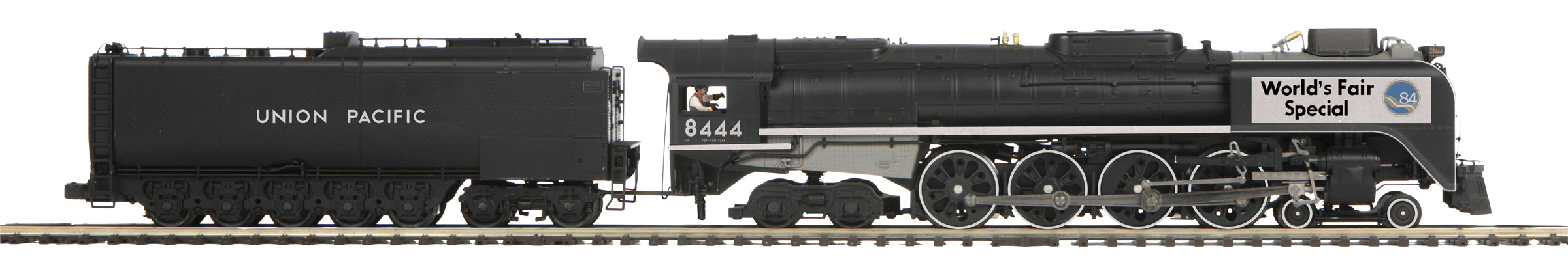 MTH 20-3970-1 - FEF 4-8-4 Northern Steam Engine "Union Pacific" #8444 w/ PS3 (World's Fair Edition)