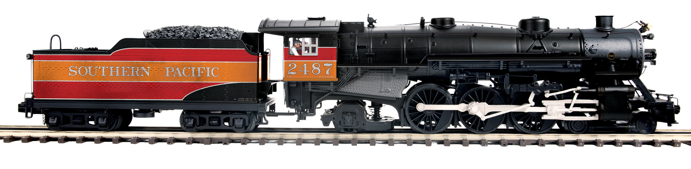 MTH 20-3977-1 - 4-6-2 USRA Heavy Pacific Steam Engine "Southern Pacific" #2487 w/ PS3