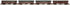 MTH 20-62102 - 64’ Woodsided Passenger Coach Set "Strasburg" (4-Car)