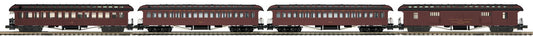 MTH 20-62114 - Premier - 64’ Woodsided Passenger Coach Set "Boston & Maine" (4-Car)