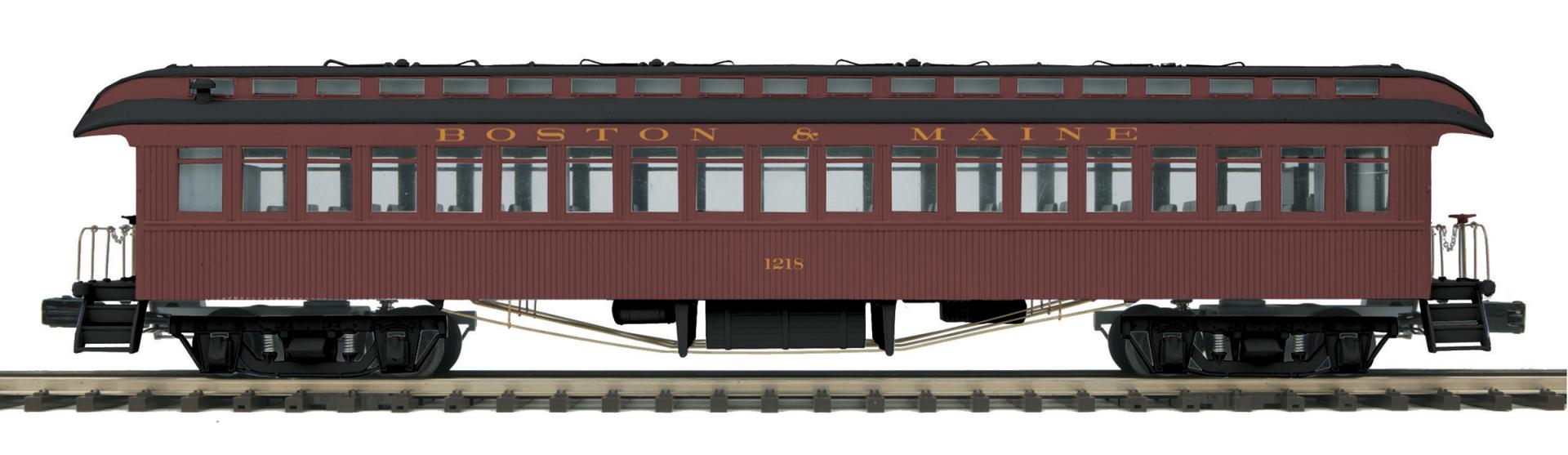 MTH 20-62116 - 64’ Woodsided Coach Car "Boston & Maine" #1218
