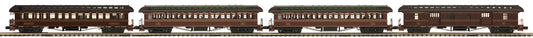 MTH 20-62118 - Premier - 64’ Woodsided Passenger Coach Set "Long Island" (4-Car)