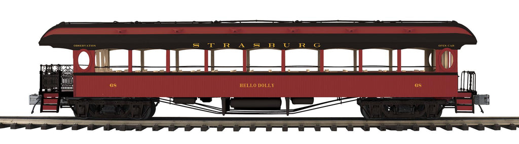 MTH 20-62198 - Premier - 64' Open Air Woodsided Observation Car