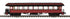 MTH 20-62200 - Premier - 64’ Open Air Woodsided Observation Car "Unlettered" (Red)