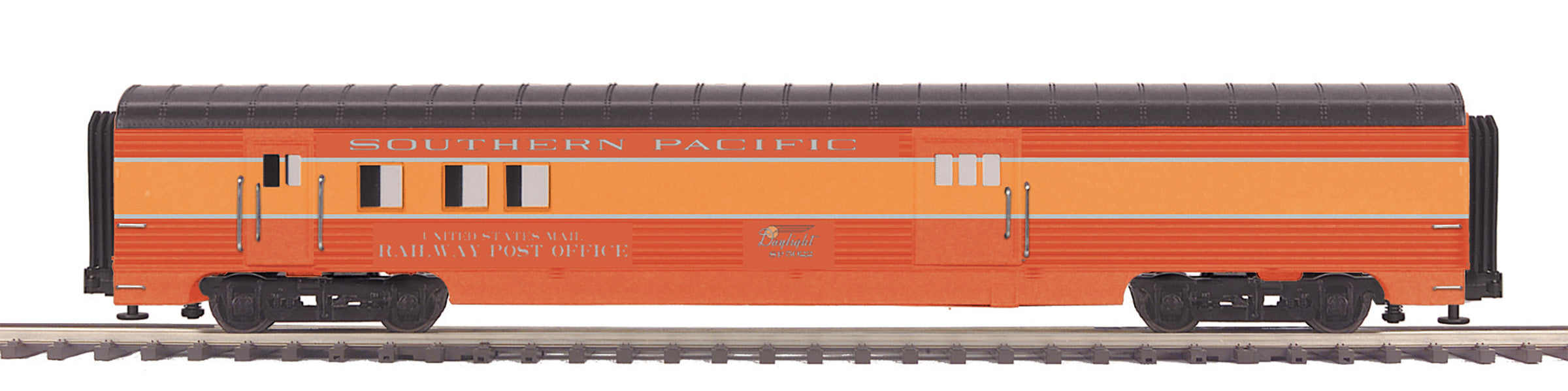 MTH 20-64241 - 70’ Streamlined RPO Passenger Car "Southern Pacific" (Daylight) Smooth Sided