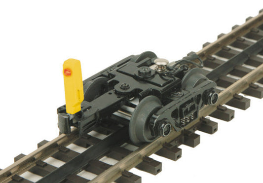 MTH 20-89024 - End-of-Train-Device Roller Bearing Freight Truck (Yellow) - MrMuffin'sTrains