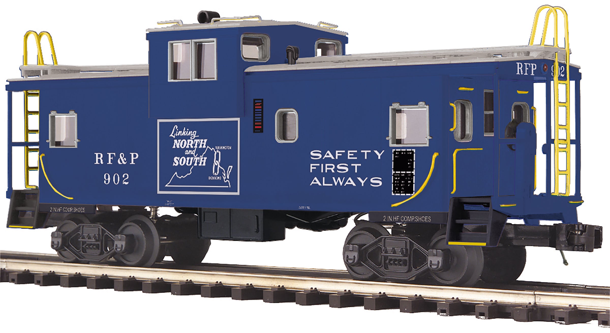 MTH 20-91659 Richmond, Fredericksburg & Potomac Extended Vision Caboose-Second hand-M5402