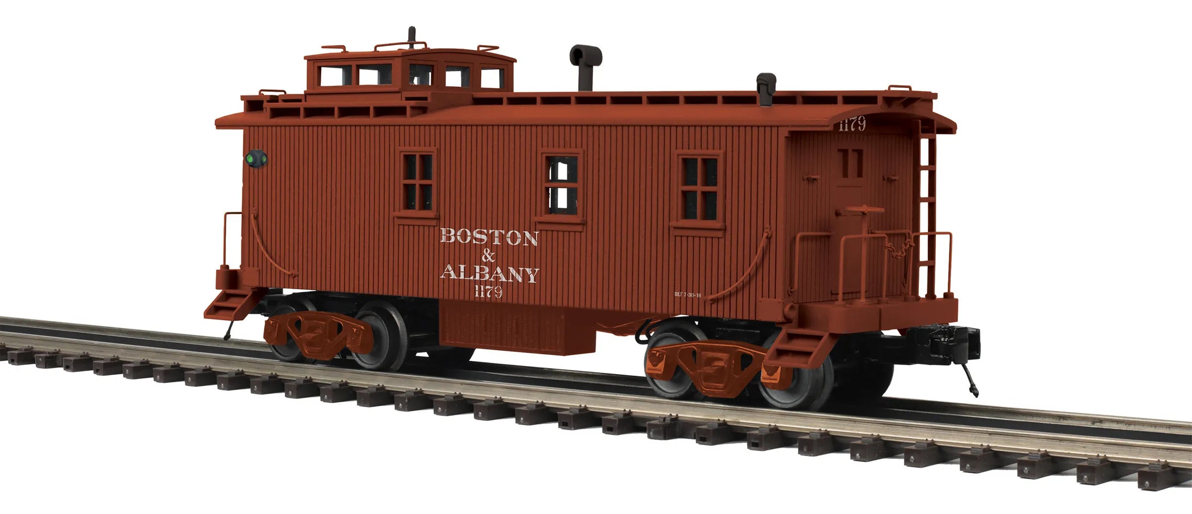 MTH 20-91824BAB - 35' Woodside Caboose "Boston & Albany" - Custom by Harry Hieke