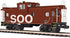 MTH 20-91842 - Extended Vision Caboose "SOO Line" #114 (Brown) - Custom Run for MrMuffin'sTrains - MrMuffin'sTrains