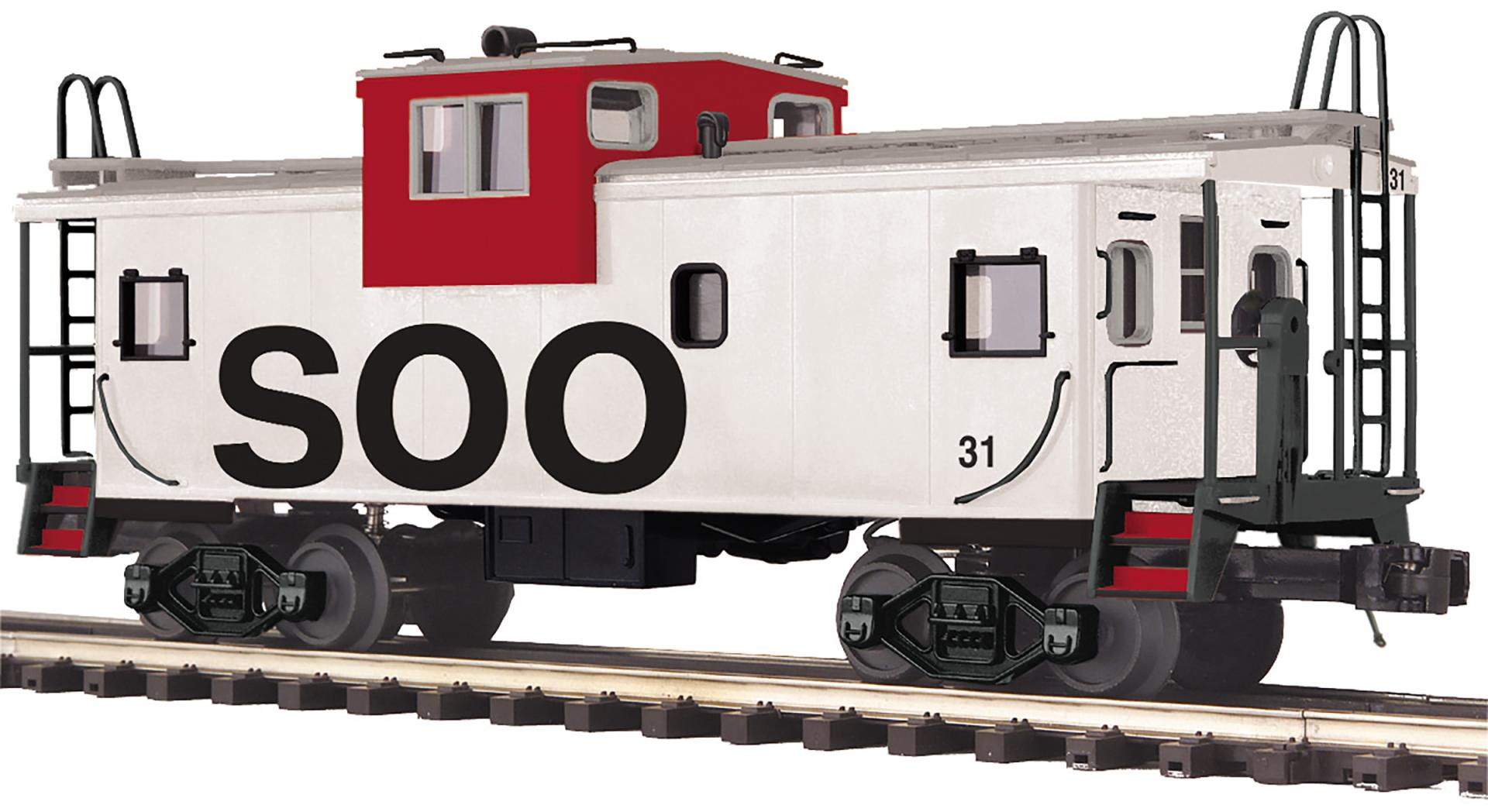 MTH 20-91843 - Extended Vision Caboose "SOO Line" #31 - Custom Run for MrMuffin'sTrains