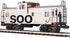 MTH 20-91844 - Extended Vision Caboose "SOO Line" #18 (White) - Custom Run for MrMuffin'sTrains - MrMuffin'sTrains