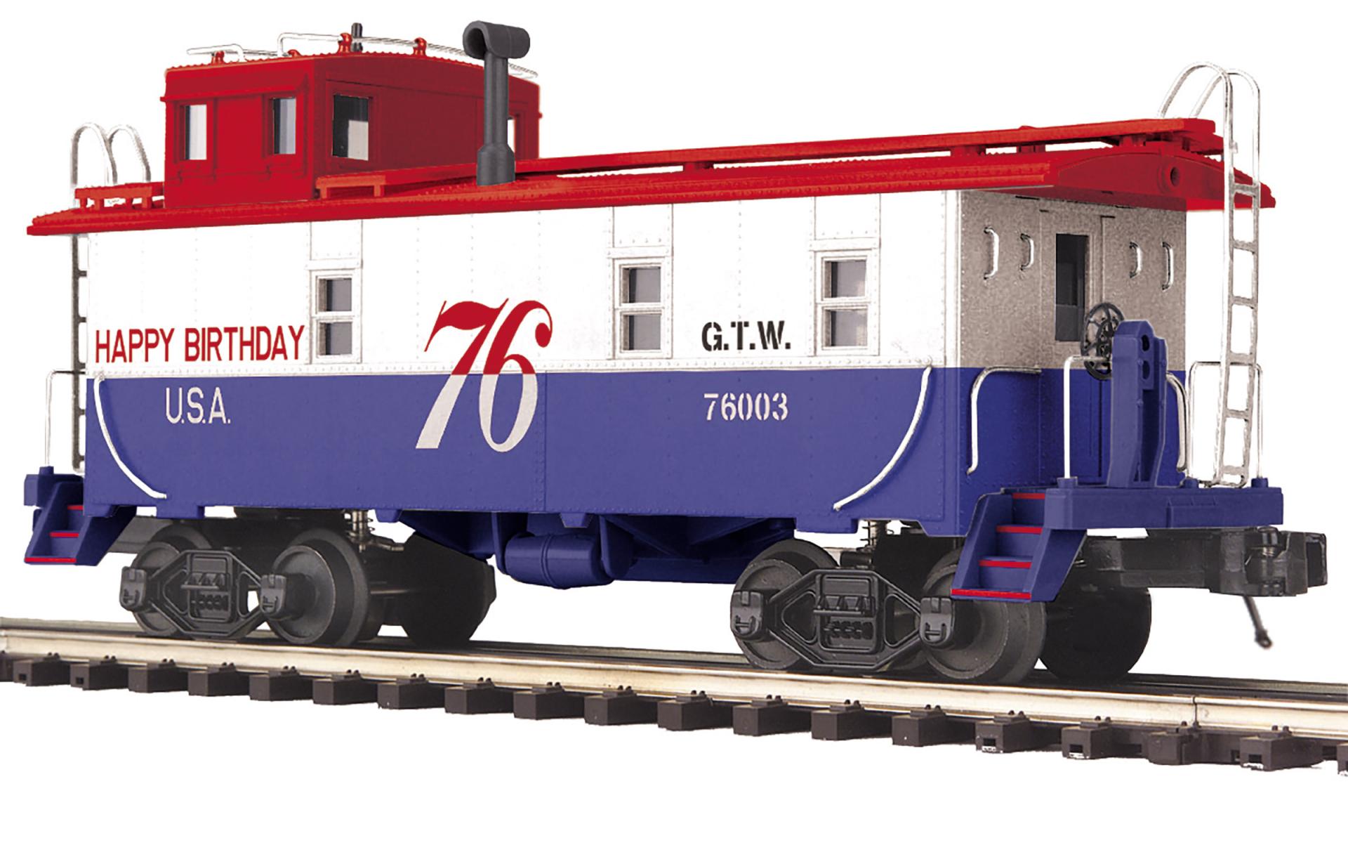 MTH 20-91902 - Premier - Steel Caboose "Grand Trunk Western" #76003- Custom Run for MrMuffin'sTrains