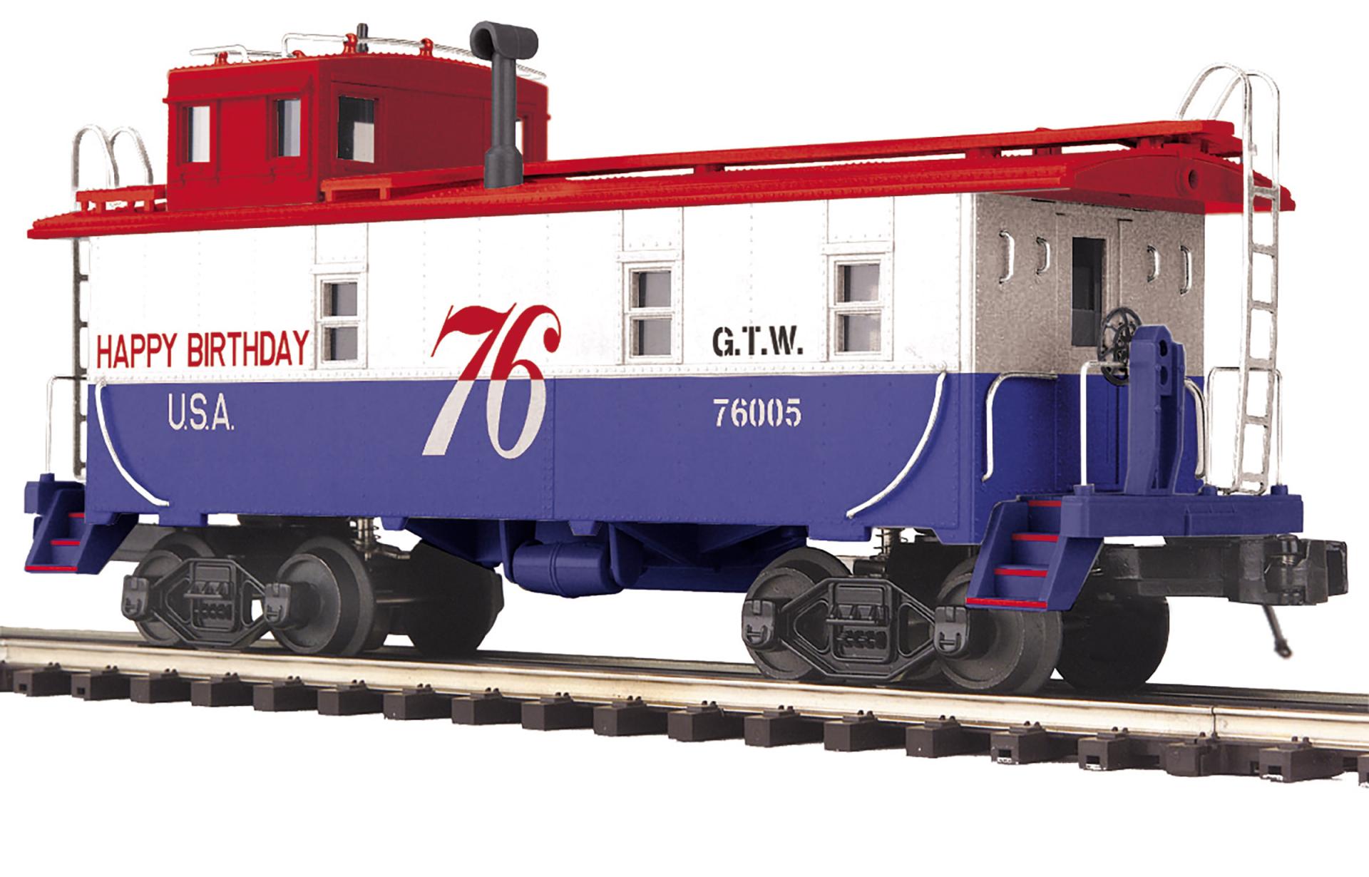 MTH 20-91903 - Premier - Steel Caboose "Grand Trunk Western" #76005 - Custom Run for MrMuffin'sTrains