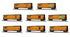 MTH 20-92287 BNSF (25th Anniversary) 50' Double Door Plugged Boxcar 8 Car Set-Second hand-M5213