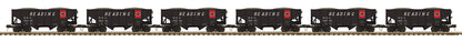 MTH 20-92407 - Premier - 2-Bay Fish Belly Hopper Car Set "Reading" (6-Car) Set 2