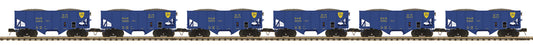 MTH 20-92413 - Premier - 2-Bay Fish Belly Hopper Car Set "Delaware & Hudson" (6-Car) Set 2