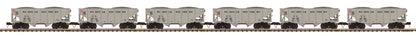 MTH 20-92415 - Premier - 2-Bay Fish Belly Hopper Car Set "Norfolk Southern" (6-Car) Set 2